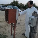 02 / 07 / 2016 السيد عدنان الهاشم، مكتب وارث العقاري، أثناء تفقد الشرائح الزراعية المعروضة للبيع